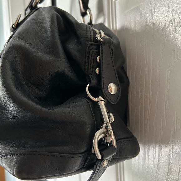 Authentic Coach “Ashley” Black Leather Women's Satchel Bag - Picture 8 of 11